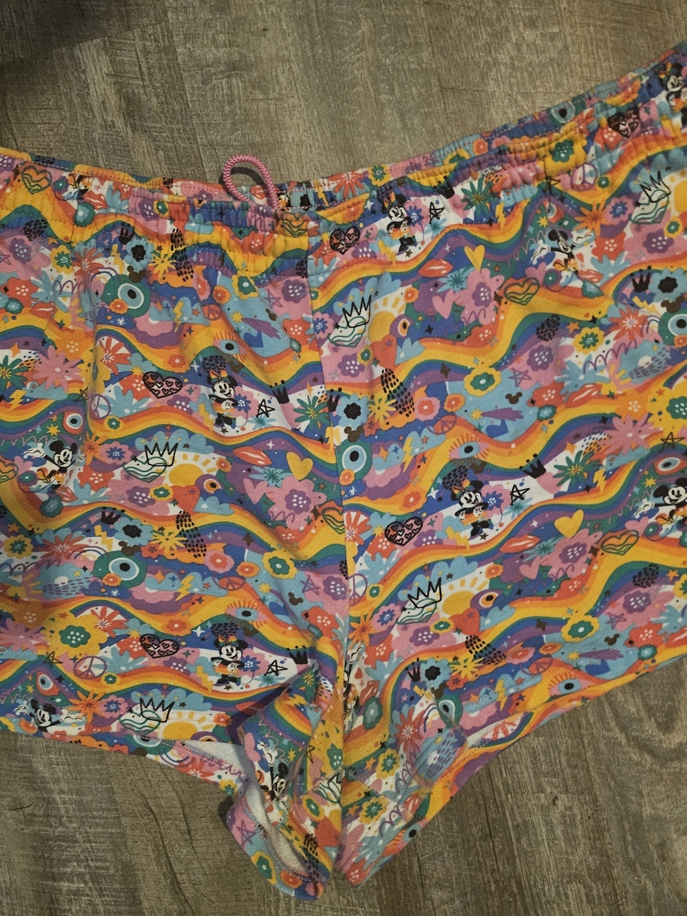 Disney Pride Collection Rainbow Mickey & Minnie Sweat Shorts – 3X